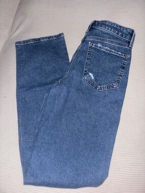 Classic High-Waist Blue Jeans